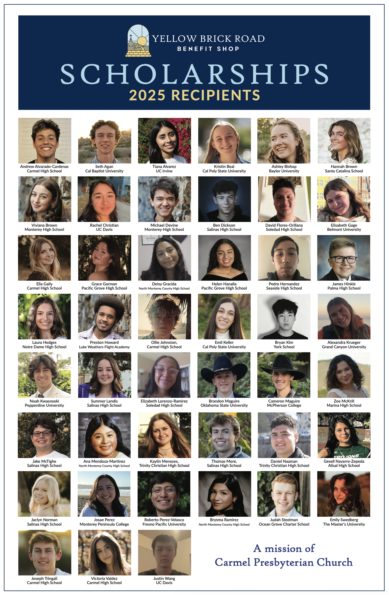 scholarship poster