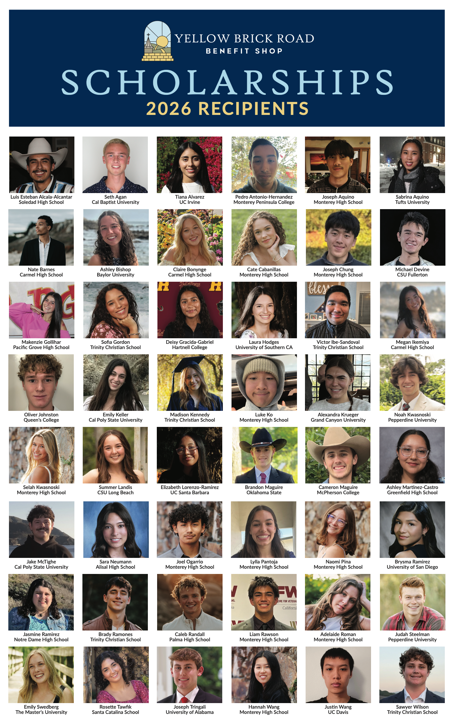 scholarship poster